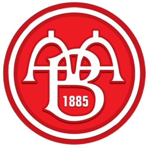 Aalborg BK logo med årstallet 1885 i rød